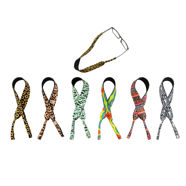Ready to Ship Custom Design Sunglasses Strap Floating Neoprene Eyewear Retainer Sunglass Holder Strap