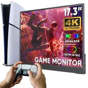 Moniteur portable de 17.3 <span class=keywords><strong>pouces</strong></span> d'usine avec écran de soin des yeux <span class=keywords><strong>4K</strong></span> IPS LED HDR Freesync pour les jeux sur <span class=keywords><strong>PC</strong></span>, téléphone portable Xbox - Product Image 1