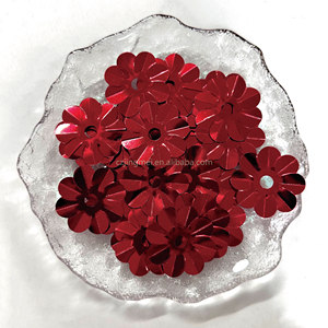 Bán Buôn JM Thương Hiệu PVC Lỏng Hoa Sequins Cho Quần Áo May Giày Trang Trí 31-50Mm Kích Thước Đa Màu Sắc Không Biến Dạng - Product Image 2