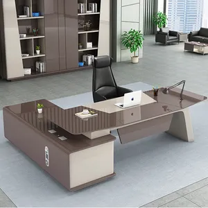 Grosir meja kantor rumah mewah kayu ZITAI grosir meja kerja meja kantor mebel kantor