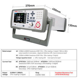 AT9220 giá thầu Màn hình hiển thị RS232 xử lý cổng <span class=keywords><strong>AC</strong></span> DC chịu được điện áp cách điện kháng Meter - Product Image 2