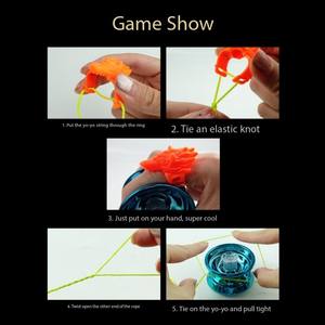 Balle tournante à ficelle en alliage pour la motricité fine, jouet d'extérieur pour débutants, exercice <span class=keywords><strong>de</strong></span> force du poignet, entraînement <span class=keywords><strong>de</strong></span> la coordination œil-main - Product Image 3