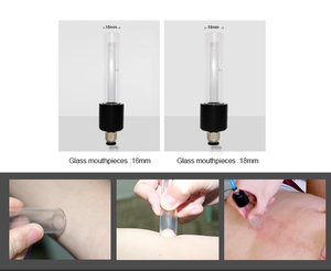 Instrumento Guasha de tubo de vidrio de alta calidad para el cuerpo, uso doméstico, máquina raspadora de eliminación de estrías al vacío, mejora el metabolismo - Product Image 3