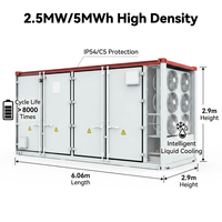 Système de stockage d'énergie par batterie KUNETIC 2,5 MW 5 MWh 2H LiFePO4 refroidi par liquide en conteneur BESS AC DC hors réseau et sur réseau