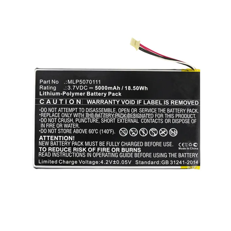 Lipo 5070111 5000mAh 3,7 V Akku für Autel MK808BT MaxiSys Mini MS905 MS906