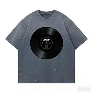 Proveedor <span class=keywords><strong>de</strong></span> <span class=keywords><strong>Camisetas</strong></span> Personalizadas <span class=keywords><strong>de</strong></span> Estilo Urbano: Camiseta con Gráficos Musicales para Hombre, Estilo Retro, Algodón Grueso, OEM Disponible - Product Image 1