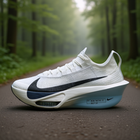 Chaussures de course d'été Air Zoom Alphafly Next% 3 Blanc Platine Pure Brume Obsidienne Gridiron Semelle intermédiaire en carbone Semelle extérieure en caoutchouc Maille