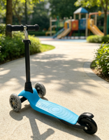 Trottinette à 3 roues YILIEN POPULAR KICK SCOOTER LS-300 pour enfants, trottinette à pousser pour l'extérieur avec roues à LED