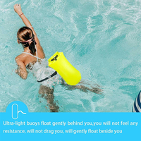 Orange/Jaune Eau Libre Mer Durable Natation Flottant PVC Bouée Sèche Sac Bouée De Sauvetage Gonflable