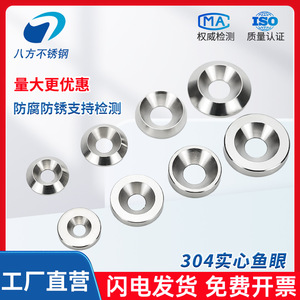 Eight Directions 304 Stainless Steel Conical Fisheye Washer M3 M4 M5 M6 M8 M10mm For Communication Equipment - Product Image 2