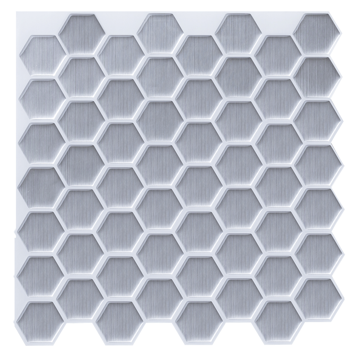 Silver+Gray Hexagon
