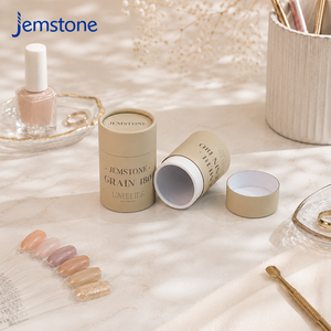 Emballage personnalisé en tube de papier kraft recyclable pour soins des ongles, boîte cylindrique en carton pour outils de polissage des ongles, ensembles de manucure - Product Image 3