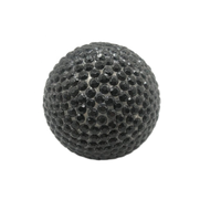 Vente en gros d'usine Boule de Noël en verre noir de 80 mm Ornement soufflé à la main avec des paillettes Design de diamant collé à la main Festival Mariage