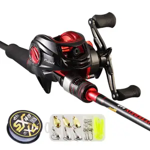 1.5m,1.68m,1.92m,2.19m,2.46m kit completo a 2 sezioni lenza completa lure casting canna da pesca in fibra di carbonio e mulinello combo set