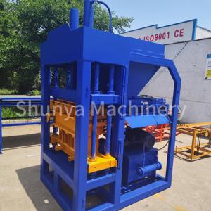 SHUNYA Factory Hydraulic SY4-10 High-Accuracy Interlocking Soil Block Making Machine <strong>Clay</strong> Brick Making Machinery - Product Image 4