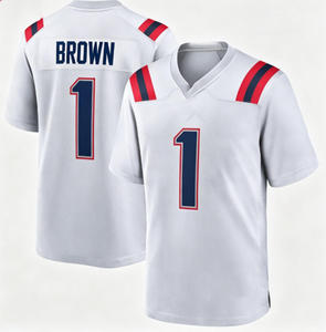 Camiseta de Fútbol de los New England Patriots Estampada # 10 Drake Maye # 12 Tom Brady # 15 Ezekiel Elliott # 4 Pantalones Cortos Transpirables Bailey Zappe - Product Image 2