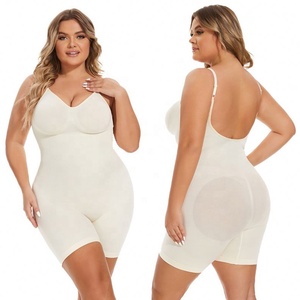 <span class=keywords><strong>Body</strong></span> <span class=keywords><strong>gainant</strong></span> élastique tricoté de haute qualité, sans <span class=keywords><strong>dos</strong></span>, effet ventre plat, pour femme - Product Image 2