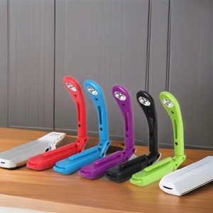 CITICITY Lampe de chevet LED portable mini noire avec pince flexible pour la lecture au lit, salon, lampe de lecture à clipser au lit, mini lampe - Product Image 1