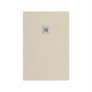 Receveur de douche rectangulaire Estasi 70 x 140 cm couleur sable avec système de drainage pour salle de bain - Product Image 3