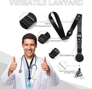 Neck Strap <b>Lanyard</b> Sling Id Badge Holders/Landyard and Pvc,badge <b>Lanyard</b> Chain Name Card <b>Polyester</b> <b>Lanyard</b> Keychain/ - Product Image 3