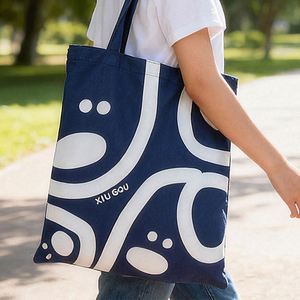 Sacs fourre-tout réutilisables en toile écologiques pour femmes avec logo d'usine, personnalisables en coton, Oxford ou jute pour le quotidien - Product Image 5