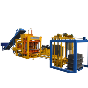 เครื่องทำบล็อกคอนกรีตอัตโนมัติ QT4-15 ระบบไฮดรอลิก สายการผลิตอิฐปูพื้น โรงงานอุตสาหกรรมหนักสำหรับงานก่อสร้าง - Product Image 4