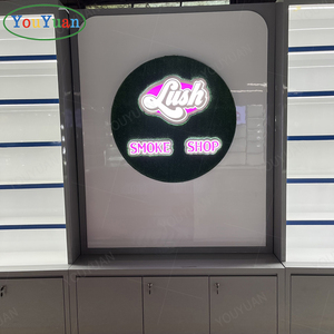 Tùy chỉnh ánh sáng hiện đại hiển thị đồ nội thất khói Kệ hookah hiển thị khói cửa hàng đồ nội thất hiển thị tủ bán lẻ - Product Image 4