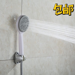 Cabezal de ducha redondo de plástico, pulverizador de mano, masaje con burbujas, fácil de limpiar, portátil, para uso en el baño - Product Image 5