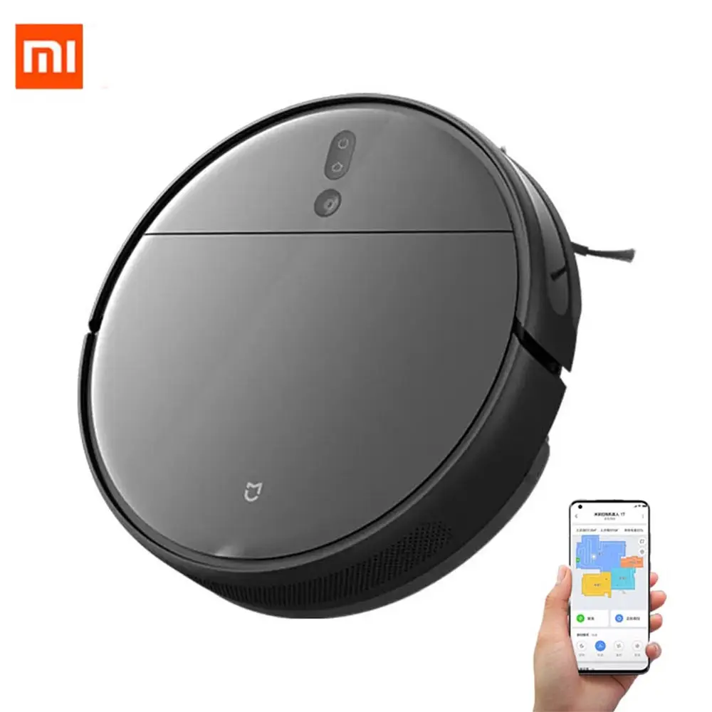 2021 New XIAOMI MIJIA Robot Vacuums 1T Sweeping Washing Mopping Cleaner Home Dust Sterilize 3000PA Cyclone Suction Sma