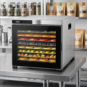 Deshidratador de Alimentos de 10 Bandejas, Totalmente en Acero Inoxidable, 1000W de Alta Potencia, Secador Profesional de Carne y Frutas, Fabricante OEM/ODM - Product Image 2