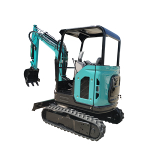 Mini excavadora NT20 de 2 toneladas, nueva, de 1.5 y 1.7 toneladas, máquina pequeña con orugas de goma, buena calidad, fabricada en China, mini máquina NT20 azul. - Product Image 4