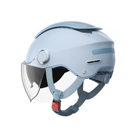 Casque de vélo à moteur électrique BI BEE demi-casquette de Baseball à visage ouvert conception Anti-UV sécurité réglable casque dur pour Scooter équitation