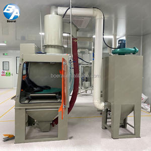 Machine de sablage à plateau tournant automatique séparateur cyclone dépoussiéreur haute productivité brunissage nettoyeur haute pression - Product Image 5