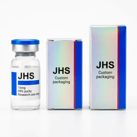 Boîtes personnalisées de luxe pour petits flacons de peptides de 2 ml, 3 ml, 5 ml, 10 ml, double compartiment, 10 flacons, avec plateau en plastique