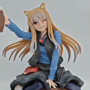 Figurine <span class=keywords><strong>Anime</strong></span> Spice and Wolf Holo, Nouveau Style, Fille Assise, Ornements Décoratifs pour Voiture, Jouet Tendance, Cadeau - Product Image 6
