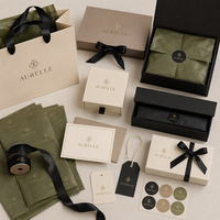 Emballage cadeau personnalisé innovant avec boîtes en papier et accessoires écologiques pour les boîtes d'abonnement, les cadeaux et les fêtes