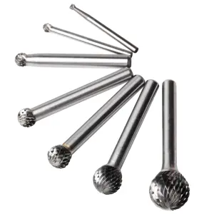 Supplied By Manufacturer Rotary Carbide Burrs Shape D Tungsten Carbide Files Solid Carbide Burr For Metal Cutting