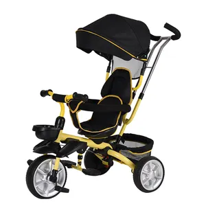 Triciclo Andador de seguridad plegable para bebés 4 en 1, venta al por mayor, gran oferta de moda 2024