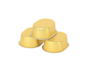 Petit bac à papier d'aluminium jetable de 50ML Insert de cupcake jetable Plateau de transport pour la cuisson Conteneurs jetables en papier d'aluminium