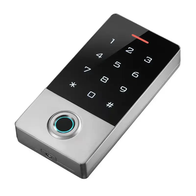 Smart Fingerprint Keypad RFID Access Control Keypad Touch IP65 Waterproof for Automatic Door Opener