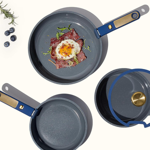 Juego de Utensilios de Cocina Antiadherentes de Cerámica y Granito de 15 Piezas, Personalizado OEM, con Mango Desmontable, Compatible con Gas, Ahorra Espacio - Product Image 5