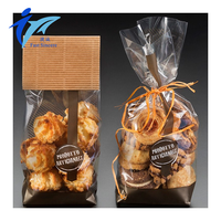 Bonbons Fleurs Fond Carré En Plastique Clair Opp Sac