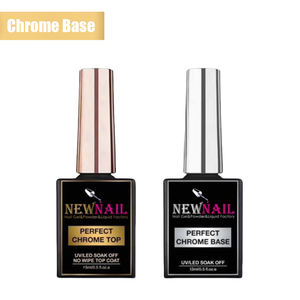 Nail Art Gel de base chromé brillant clair <span class=keywords><strong>miroir</strong></span> métallique <span class=keywords><strong>effet</strong></span> ongles sans essuyage Gel de finition <span class=keywords><strong>pour</strong></span> frotter la <span class=keywords><strong>poudre</strong></span> de chrome - Product Image 1
