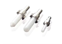 Férula de Fibra Óptica con Certificación ISO, de Cerámica de Zirconia, LC SC FC ST UPC APC, 0.5um 1.0um, Concentricidad 1.25mm 2.5mm, Alta Dureza
