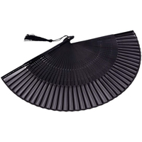 Ventilateur à main en bambou personnalisé fabriqué par des professionnels avec plume de dinde de style Love 11 pouces plastique durable beau pratique