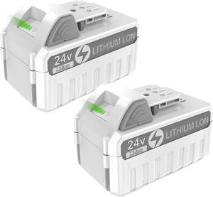 스노우 조 <span class=keywords><strong>24V</strong></span> 배터리 교체 팩 리튬 이온 충전식 4.0Ah 6.0Ah 고용량 내구성 전동 공구 에너지 소스 - Product Image 1