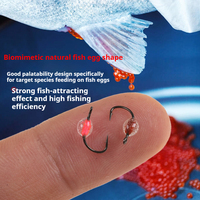 NOUVEAU OEM 16 #    Leurre réaliste fluorescent pour truite, type œuf de poisson, avec hameçon nymphal, pour la pêche au bar, à la perche et en eau douce en ruisseau