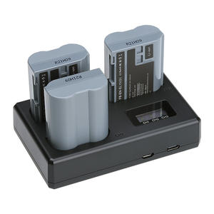 FB en el15 batterie d'appareil photo MH-25 <span class=keywords><strong>chargeur</strong></span> à trois emplacements pour <span class=keywords><strong>nikon</strong></span> Z8 Z7 Z6 Z62 Z63 Z5 <span class=keywords><strong>D750</strong></span> D850 D7200 D7100 batterie SLR - Product Image 3