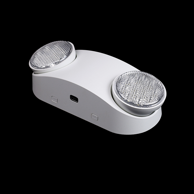 LED Light Emergency for Home Twin Spot Rechargeable Backup Battery LED Emergency Evacuation Exit Light