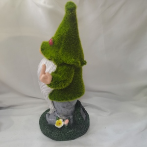 Floccante nane gnomi ad energia solare LED decorazione per esterni luce giardino, Set di 2 - Product Image 2